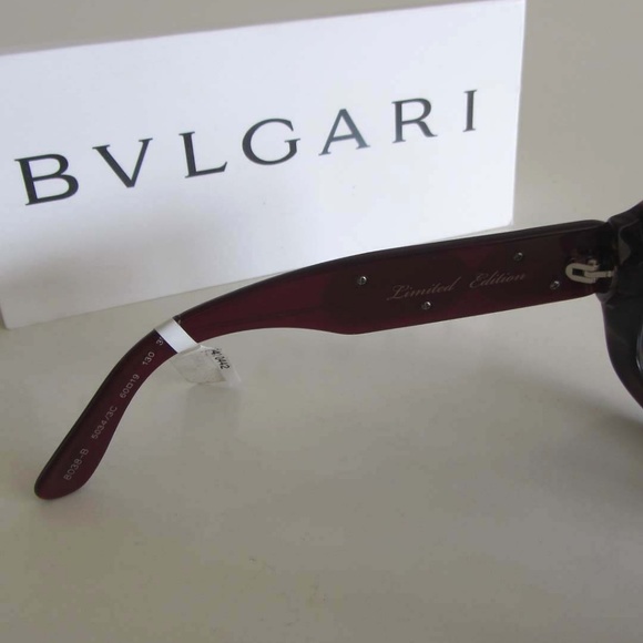 Limited Edition BVLGARI Oversized Sunglasses 8038B - Picture 5 of 7